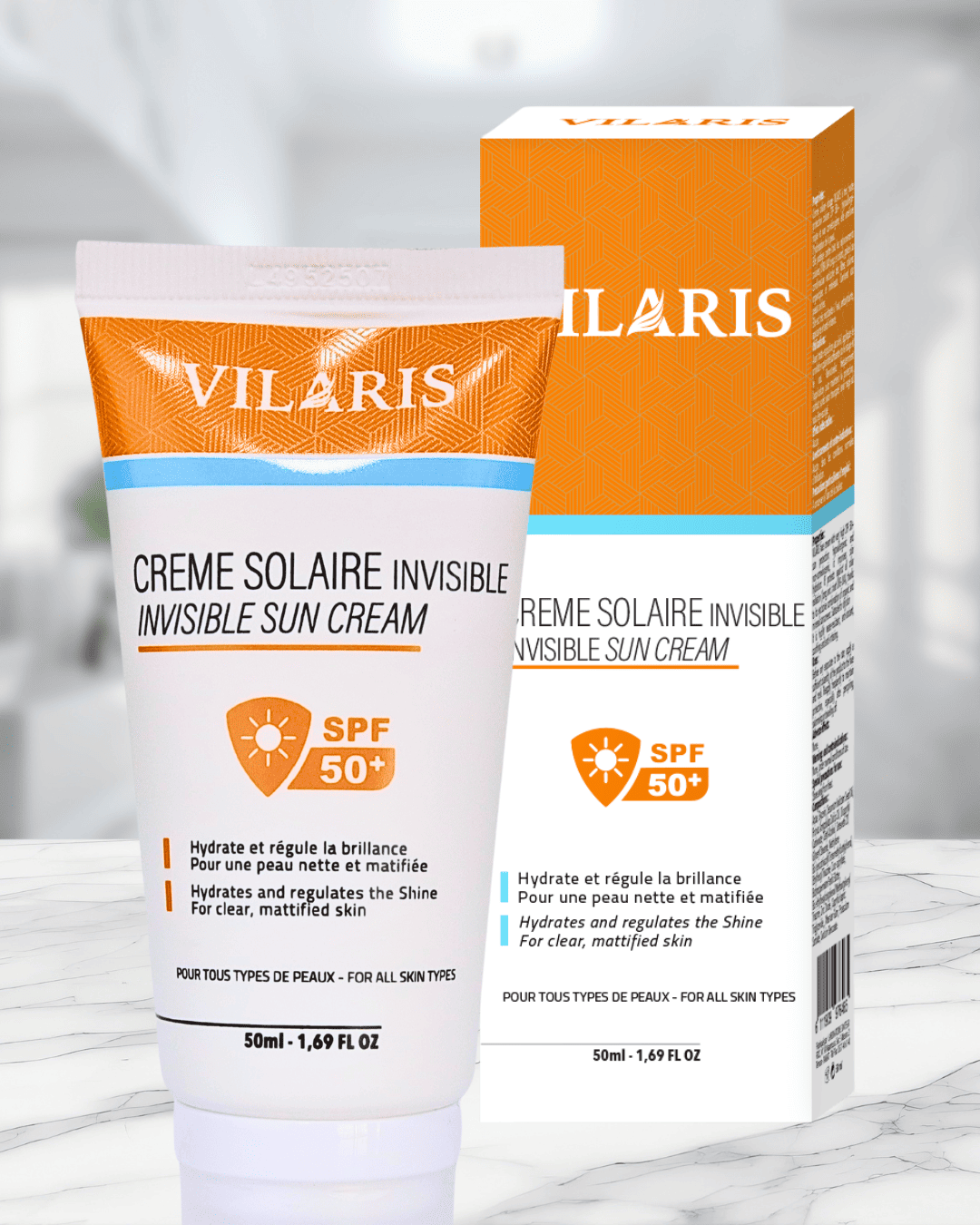 Vilaris Crème Solaire Invisible SPF50