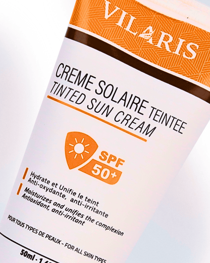 Vilaris Crème Solaire Teintée SPF50