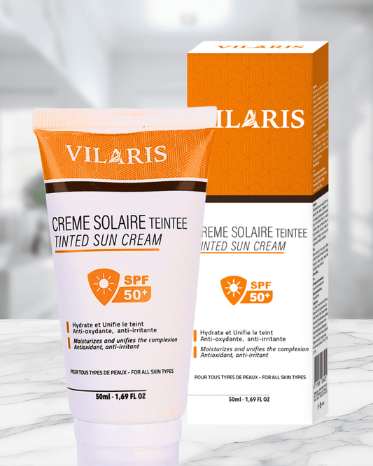 Vilaris Crème Solaire Teintée SPF50